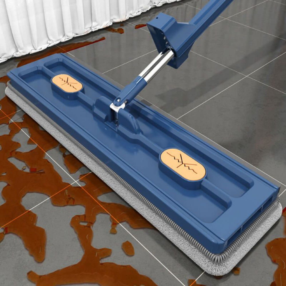 Floor Mop Flat Microfiber Spray Mop Long Handle Cleaning System
