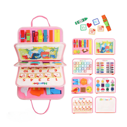 Educational Toys Montessori Busy Board Toddlers