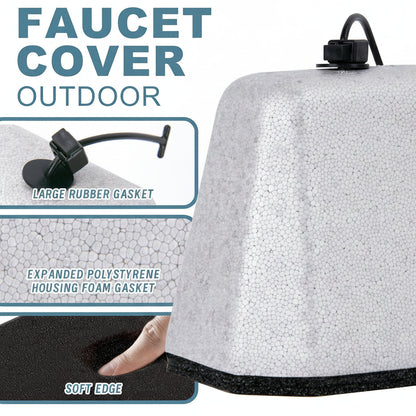 Outdoor Faucet Covers Insulated Foam Freeze Protection Winter