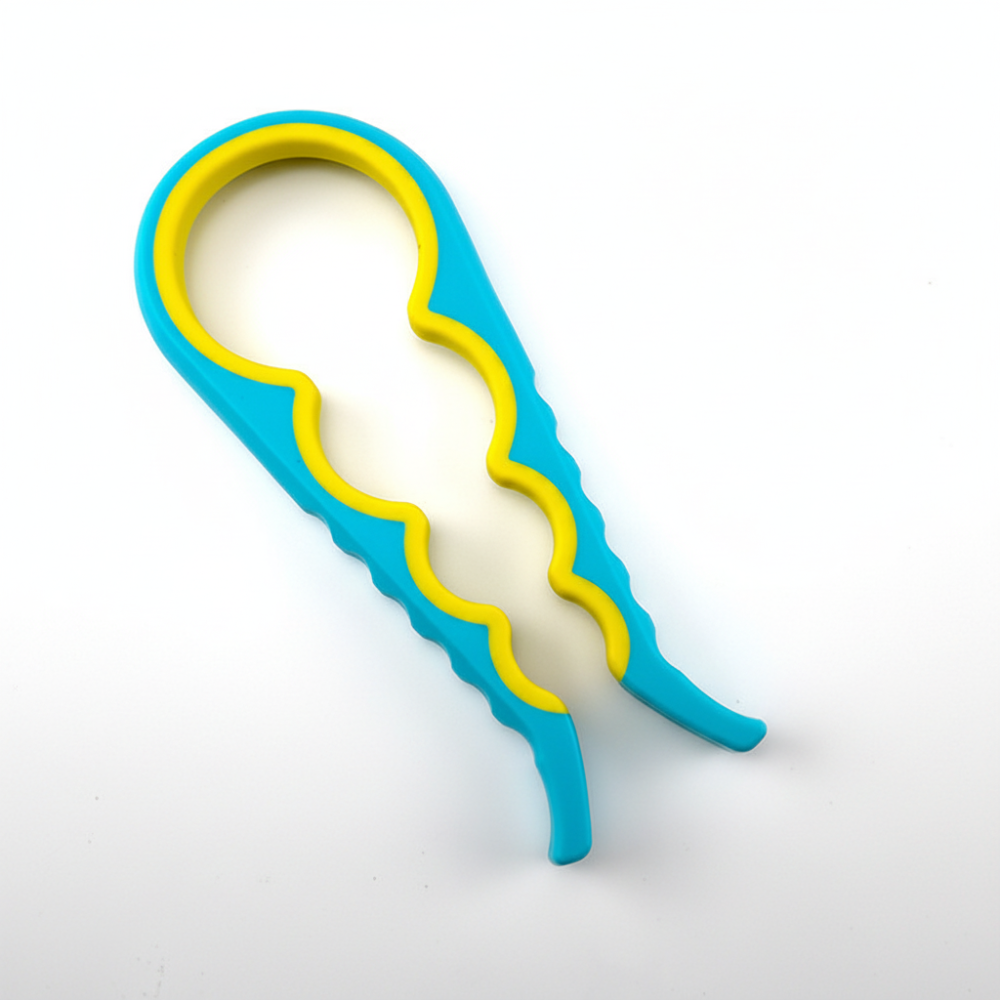Jar Opener Multi Function Rubber Grip Lid Bottle Opener Tool