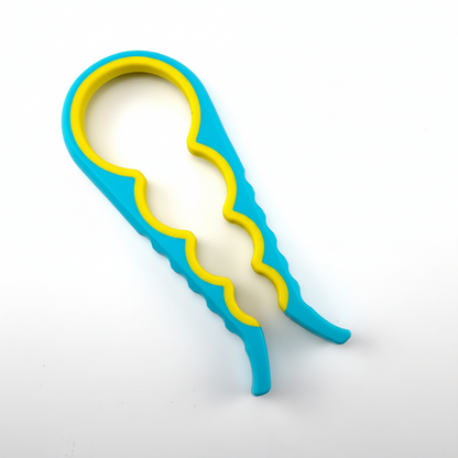 Jar Opener Multi Function Rubber Grip Lid Bottle Opener Tool
