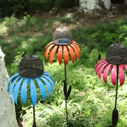 Bird Feeder Metal Garden Sunflower Hanging Outdoor Feeding Bowl