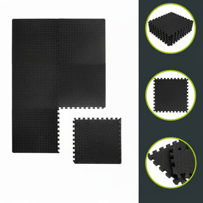 Gym Floor Mats Interlocking EVA Foam Exercise Flooring Tiles
