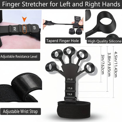 Hand Gripper Forearm Strength Trainer Adjustable Metal Workout Set