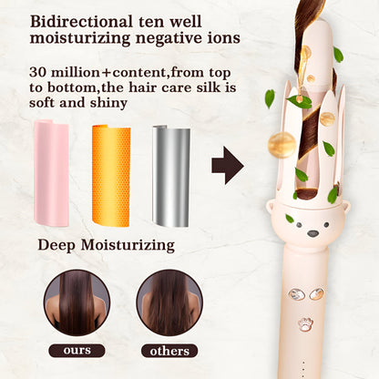 Hair Curler Automatic Rotating Ceramic Curling Iron Easy Styling