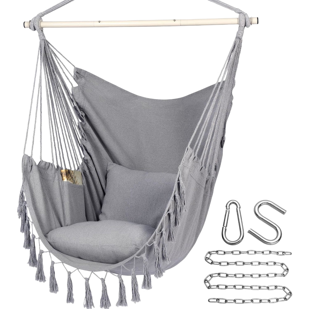 Hammock Chair Hanging Swing Seat Indoor Outdoor