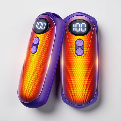 Hand Warmers Rechargeable LED Pocket Heater Set