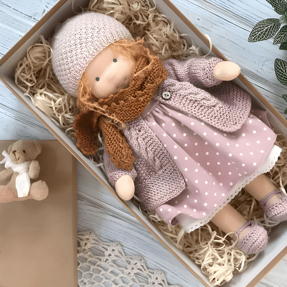 Handmade Cotton Doll Soft Toy for Imaginative Play and Creativity 2
