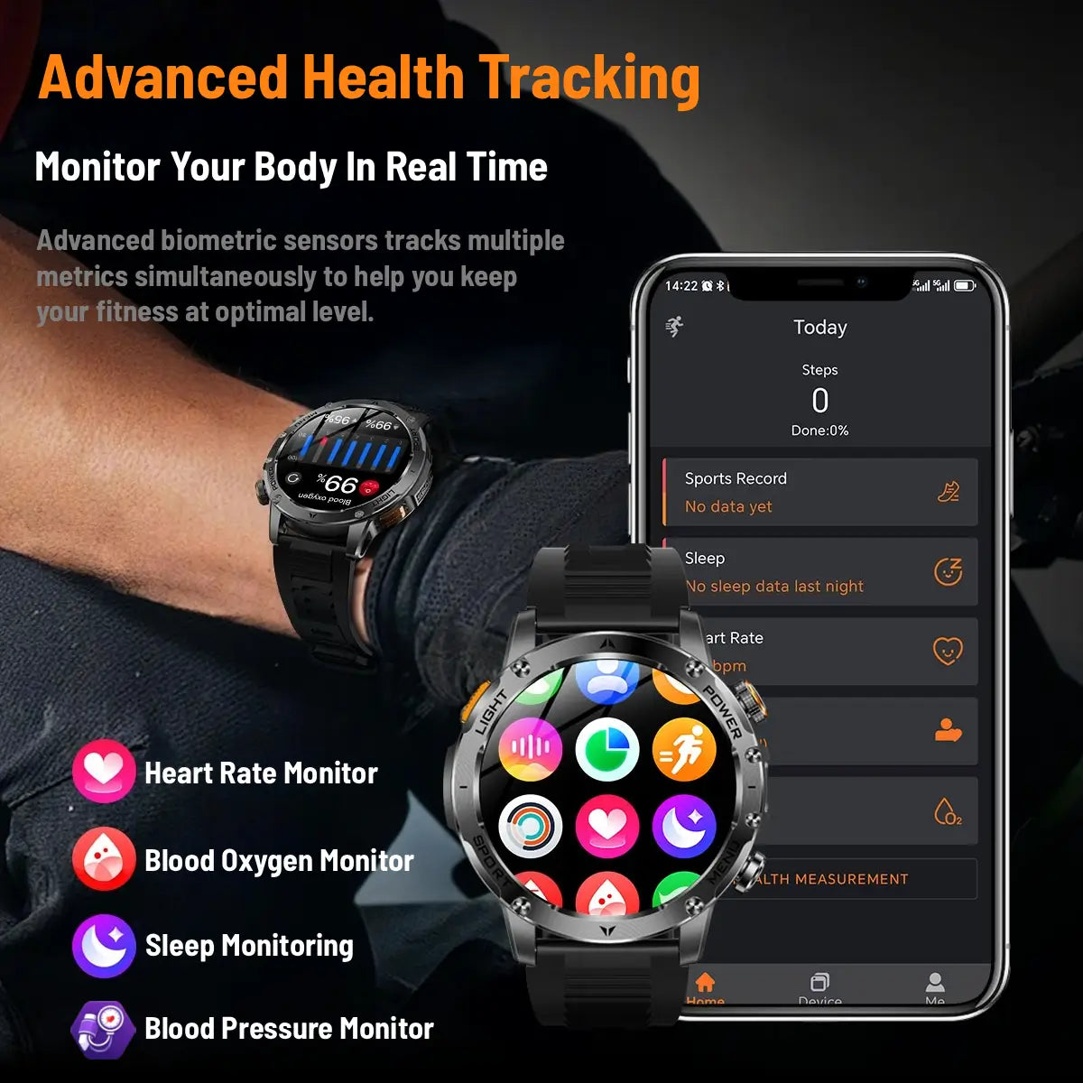 fitness tracking smartwatch