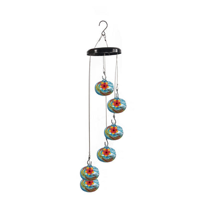 Hummingbird Feeder Wind Chime Garden Decor