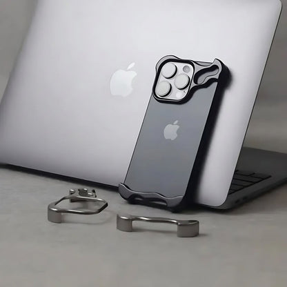 Phone Case Slim Titanium Alloy Protective Magnetic Cover