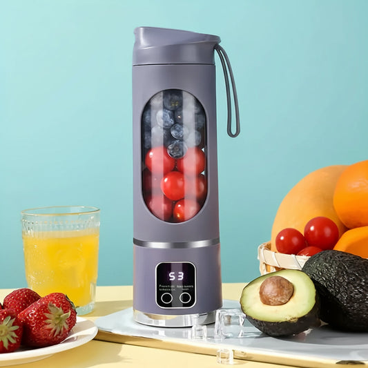 Blender Cup Portable USB Rechargeable Smoothie Juicer Bottle