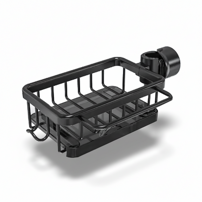 Kitchen Sink Organizer Aluminum Storage Basket Fast Drain Design