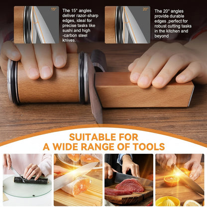 Knife Sharpener Magnetic Angle Diamond Stone Set