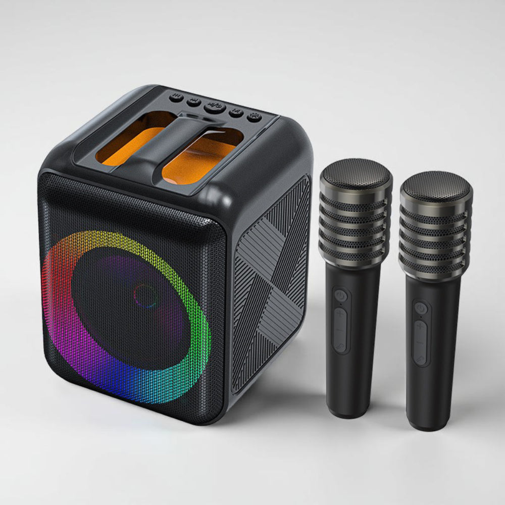 Karaoke Machine Bluetooth Portable Speaker Wireless Microphones