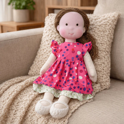 Kids Doll Toy Baby Doll Handmade Play Companion Gift Toy