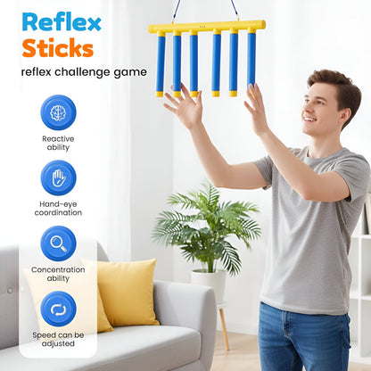 Reaction Game Kids Skill Training Falling Stick Toy