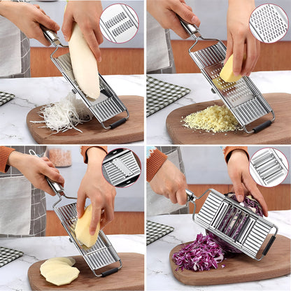 Kitchen Vegetable Slicer Stainless Steel Mandoline Cutter Set