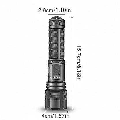Flashlight Rechargeable LED Tactical Aluminum Zoom Torch