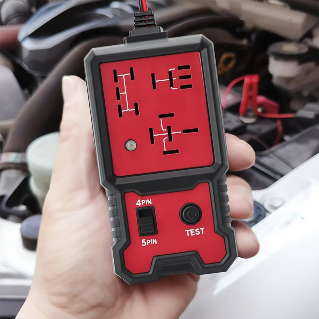 Car Battery Tester 12V LED Relay Voltage Testing Tool
