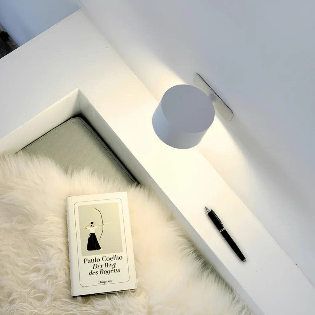 Wall Light Cordless Rotating LED Night Lamp