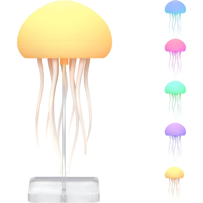LED Lamp Ambient Mood Light Jellyfish Style Night Light Décor