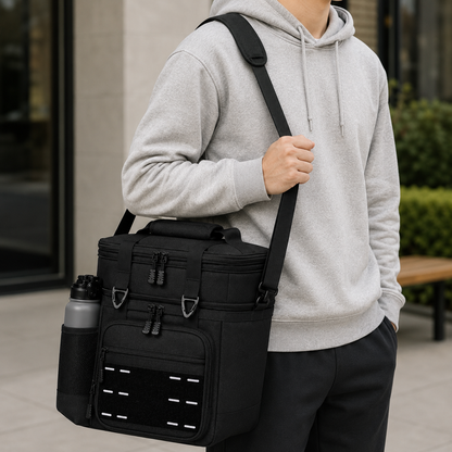 Lunch Bag Freezer Bag Cooling Insulated Shoulder Bag