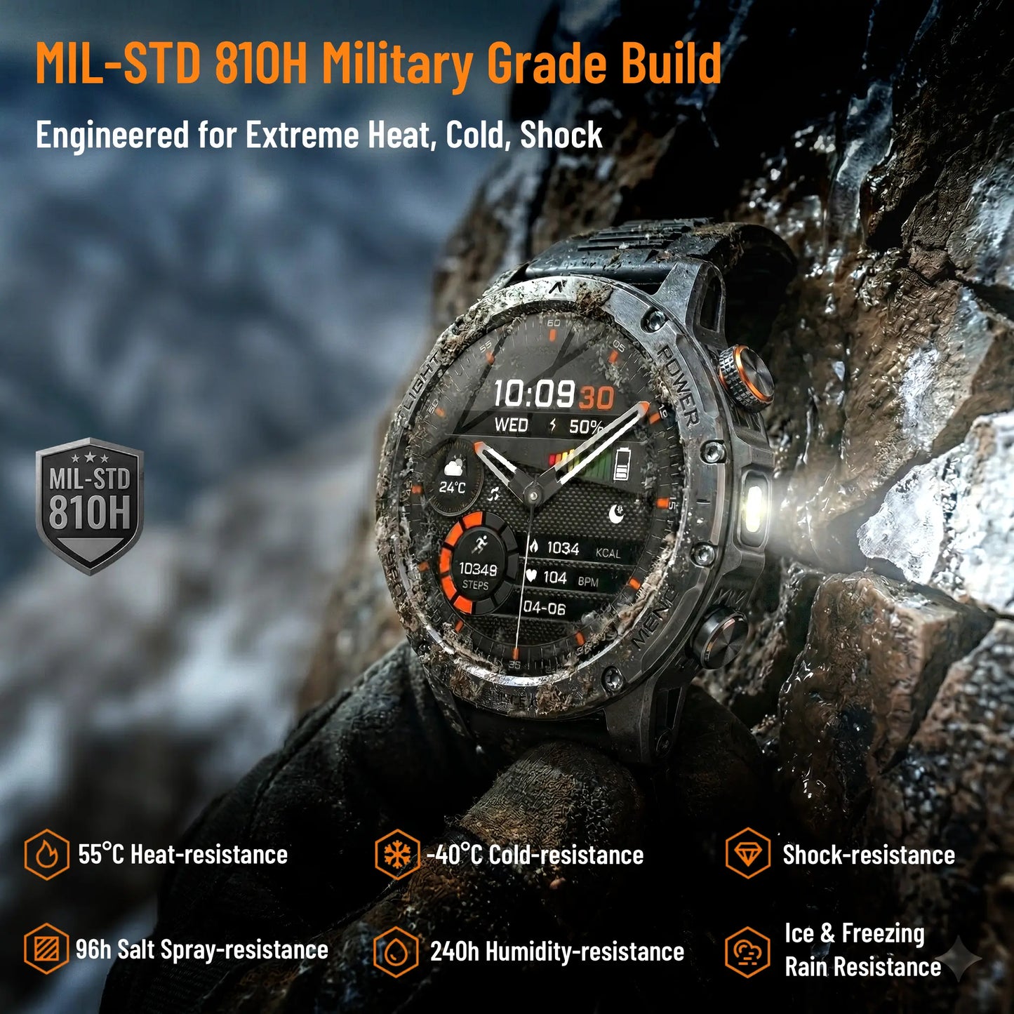 military grade rugged smartwatch