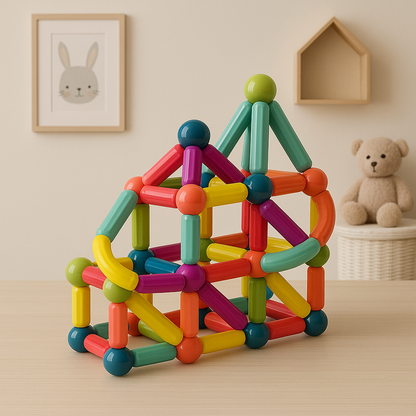 Magnetic Building Blocks Set Educational STEM Toy