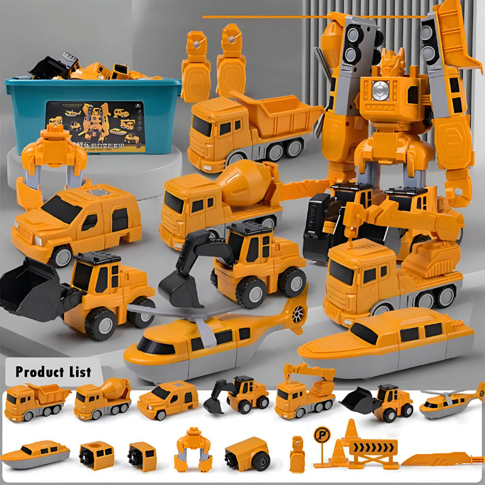 Toy Vehicle Transforming Construction Set Modular Design