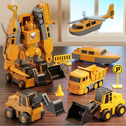 Toy Vehicle Transforming Construction Set Modular Design