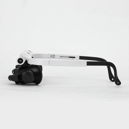 Magnifying Glass Headset LED Light Adjustable Headband Lens