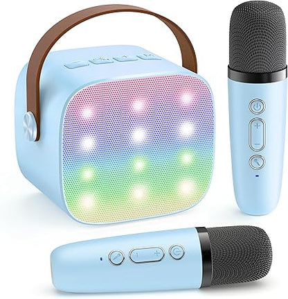 Karaoke Machine Bluetooth Portable Speaker Wireless Microphones