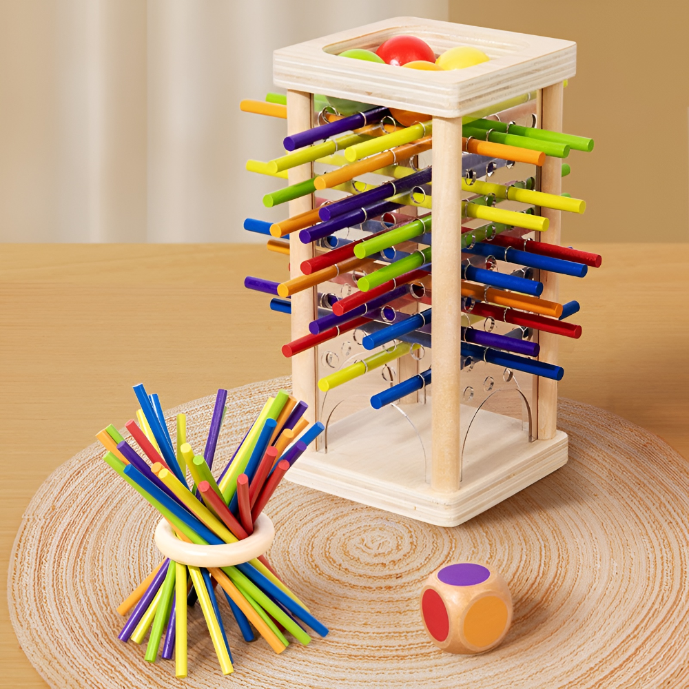 Montessori Toy Family Board Game Concentration Game Wooden
