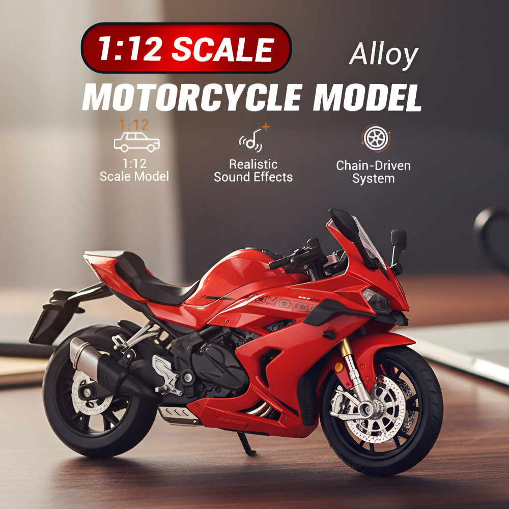 Motorcycle Model 1:12 Scale Alloy Diecast Display