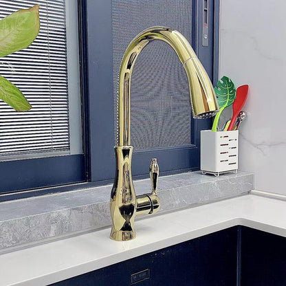 Kitchen Faucet Pull Out Metal Sink Tap Design