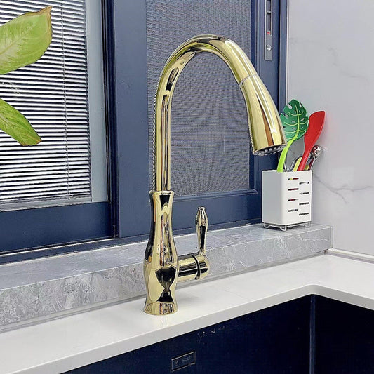 Kitchen Faucet Pull Out Metal Sink Tap Design