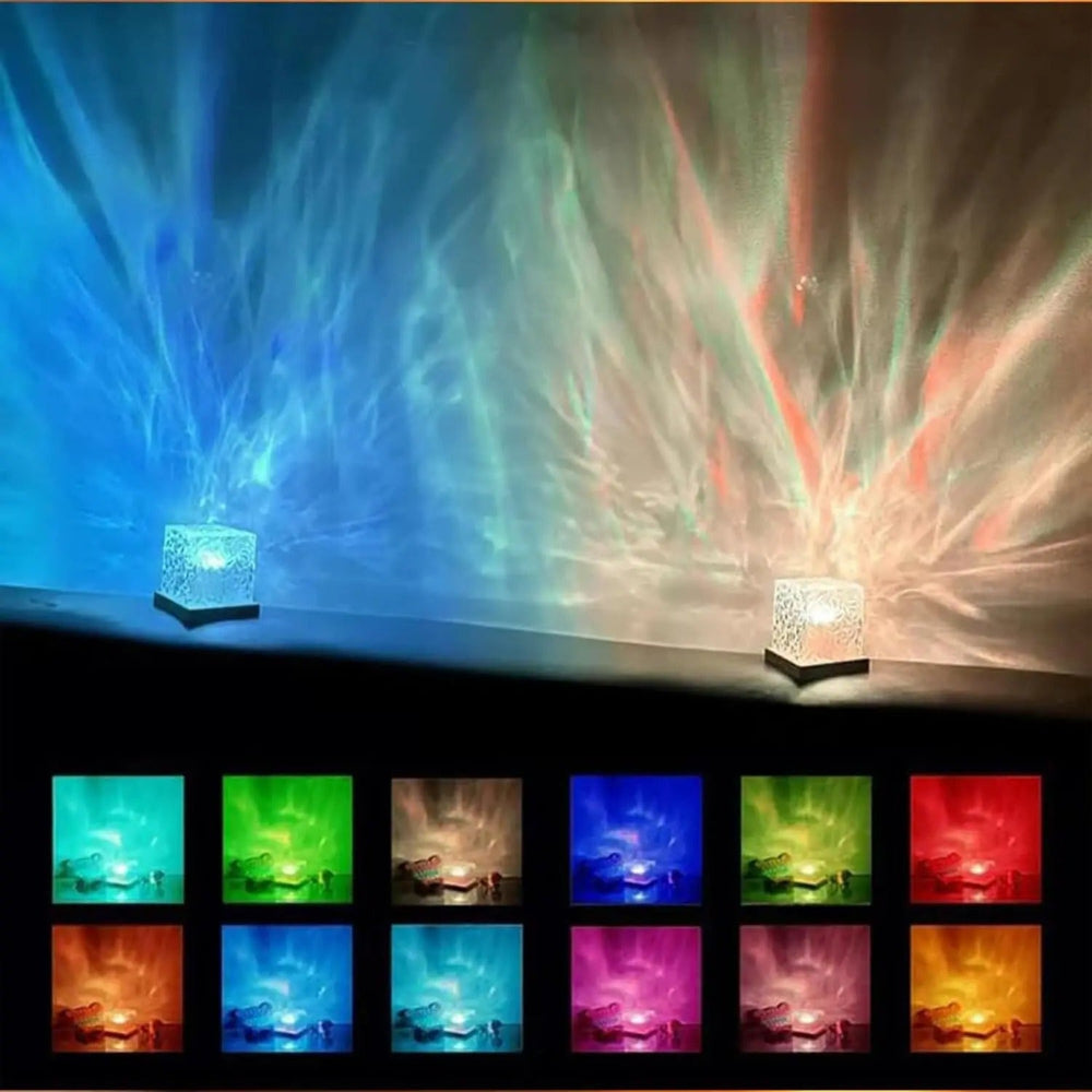 Light LED Projector Color Cube Room Lamp
