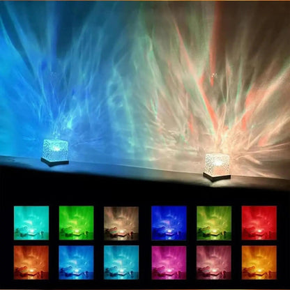 Light LED Projector Color Cube Room Lamp