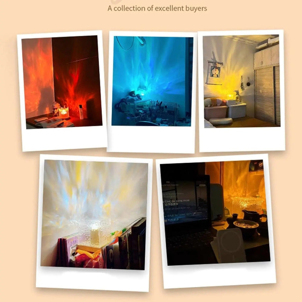 Light LED Projector Color Cube Room Lamp