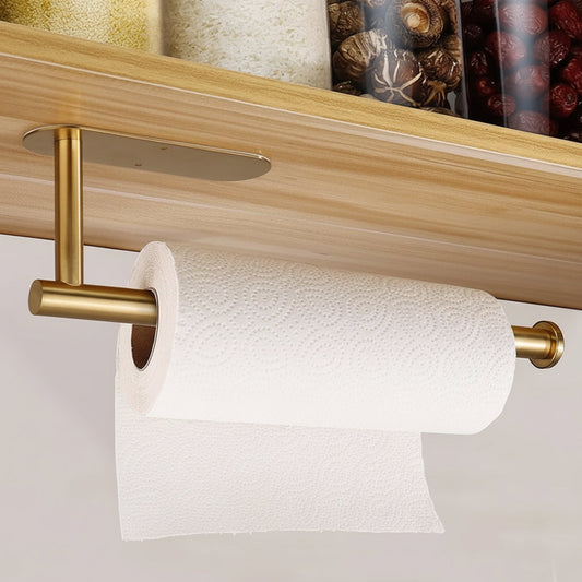 Paper Towel Holder Under Cabinet Black Stainless Steel