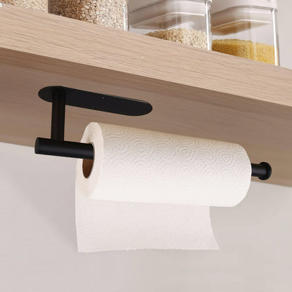 Paper Towel Holder Under Cabinet Black Stainless Steel