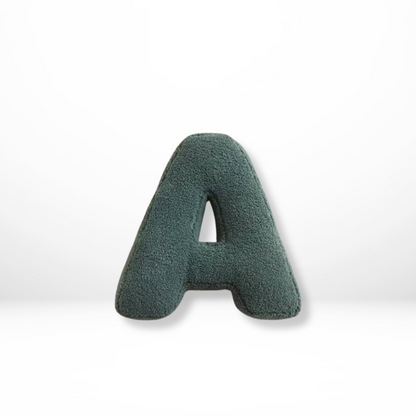 Personalized Velvet Alphabet Throw Pillow Decorative Cushion 0