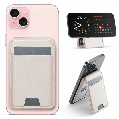 Phone Wallet Magnetic Stand Find My Tracking Card Holder