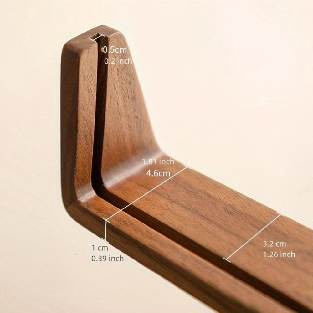 Photo Frame Acrylic Tabletop Display Solid Wood Stand