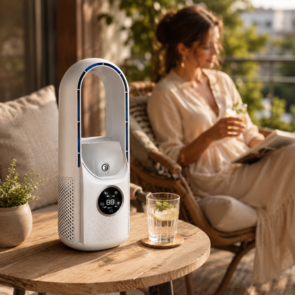 Portable Cooling Fan Bladeless Air Conditioner