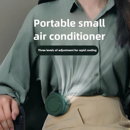 Portable Fan Mini Clip Neck Fan Adjustable Foldable