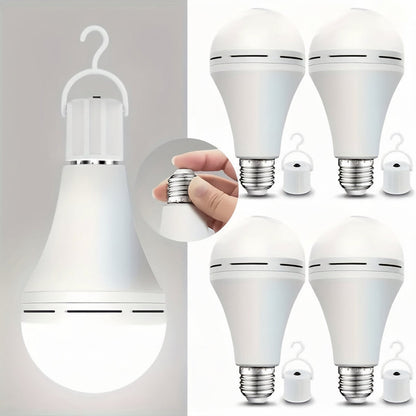 LED Light Bulb Rechargeable Emergency White Power Lighting