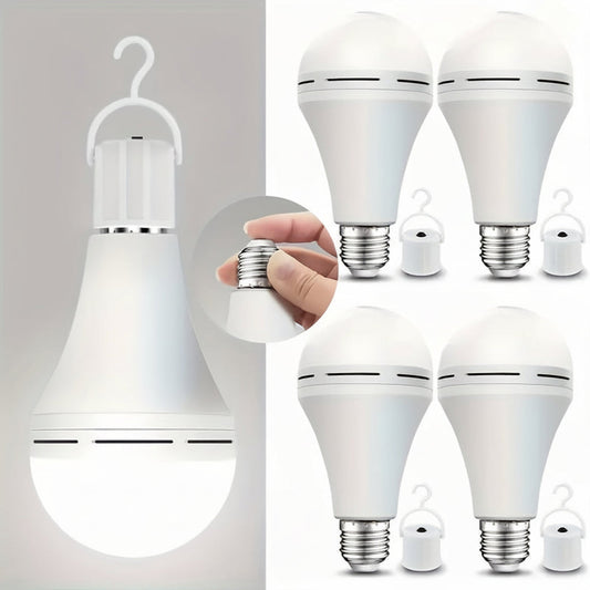 LED Light Bulb Rechargeable Emergency White Power Lighting