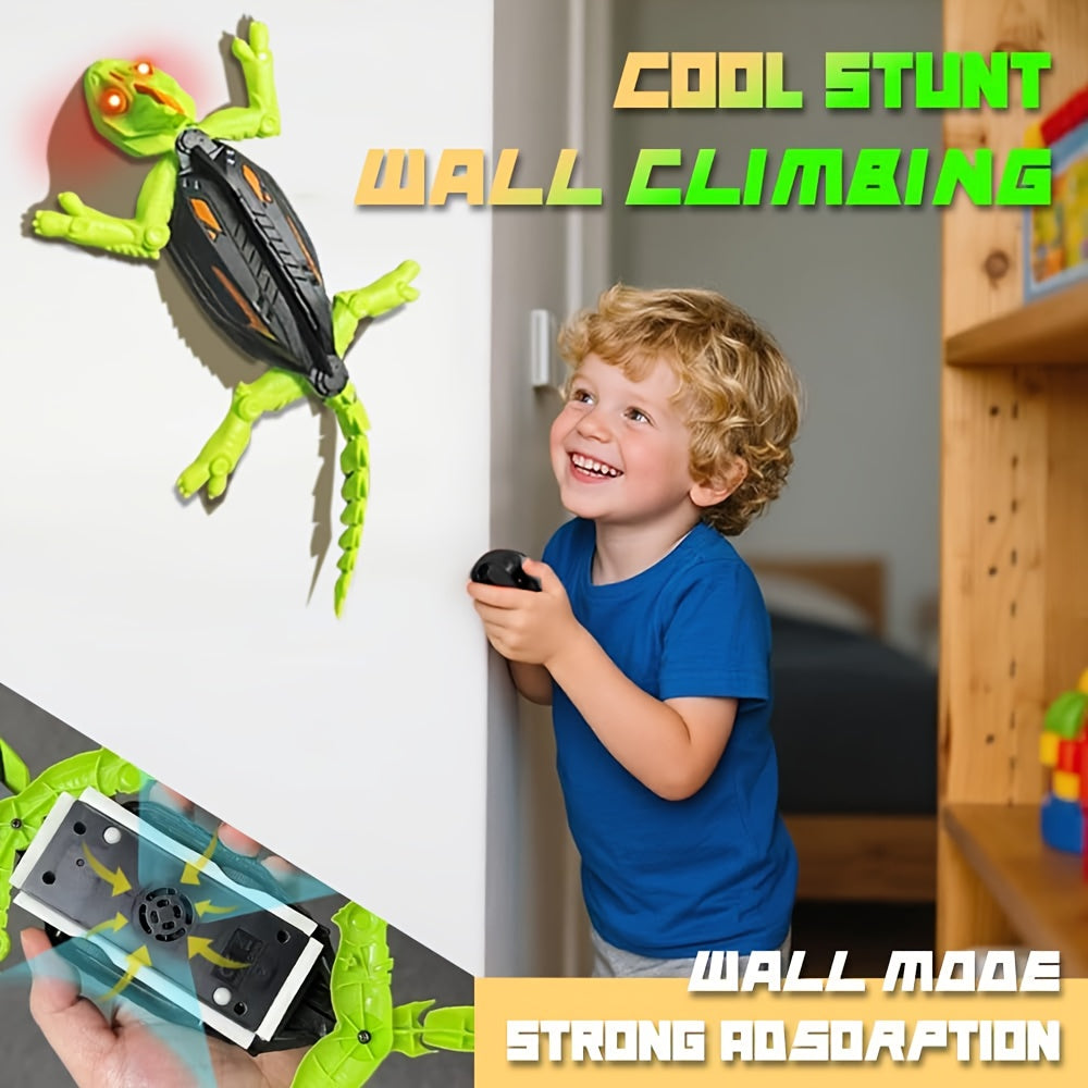 Toy Lizard Wall Climbing Remote Control Robot Kids Indoor Play